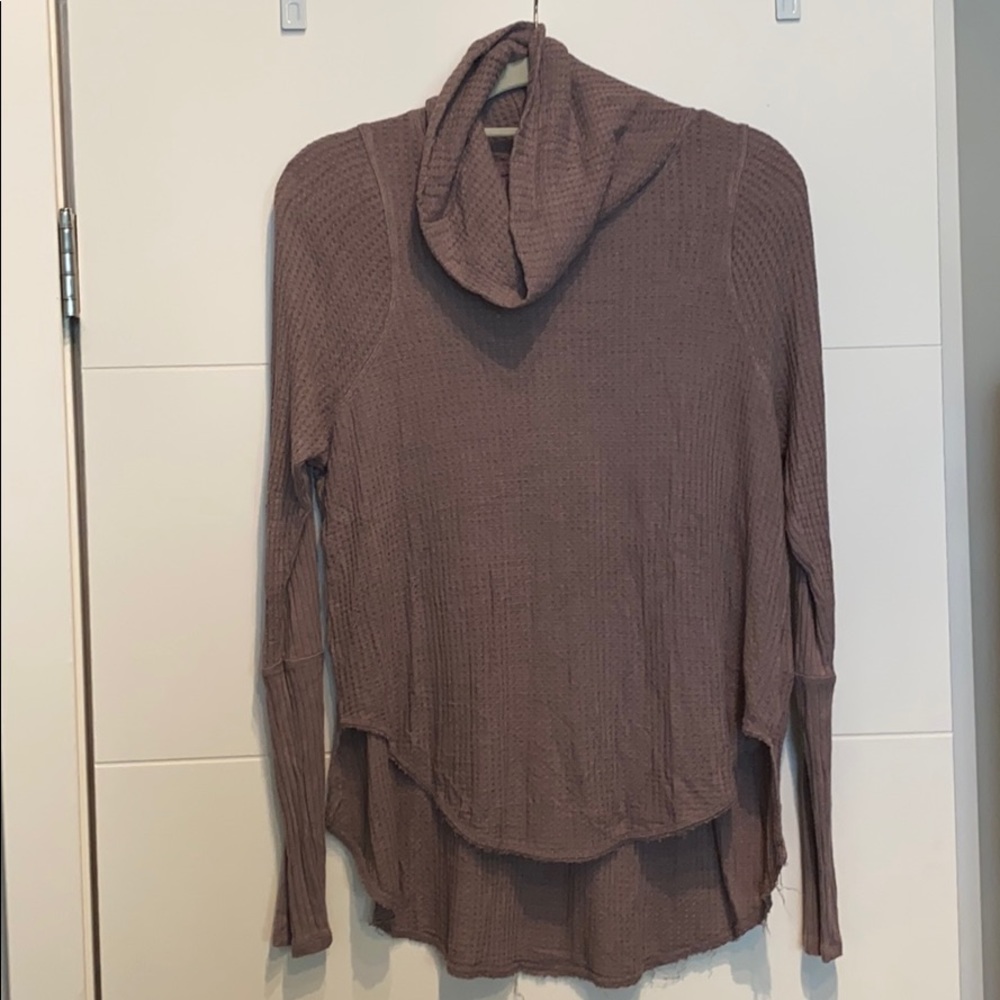 Free People turtleneck.